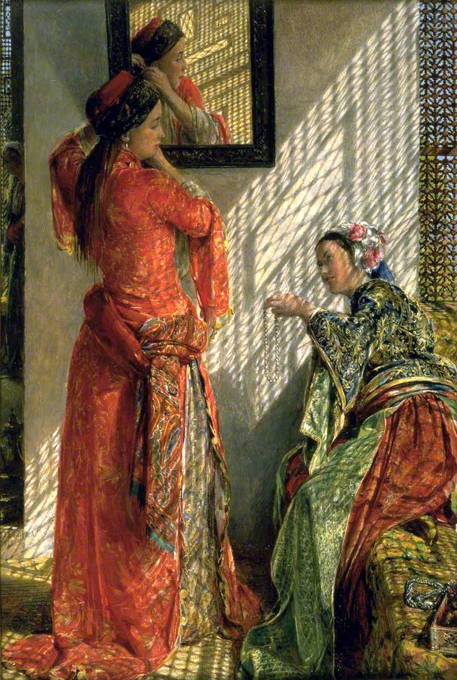 Indoor Gossip, Cairo by John Frederick Lewis