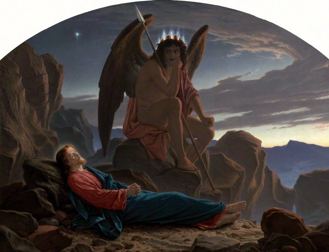 Satan Watching the Sleep of Christ by Joseph Noel Paton