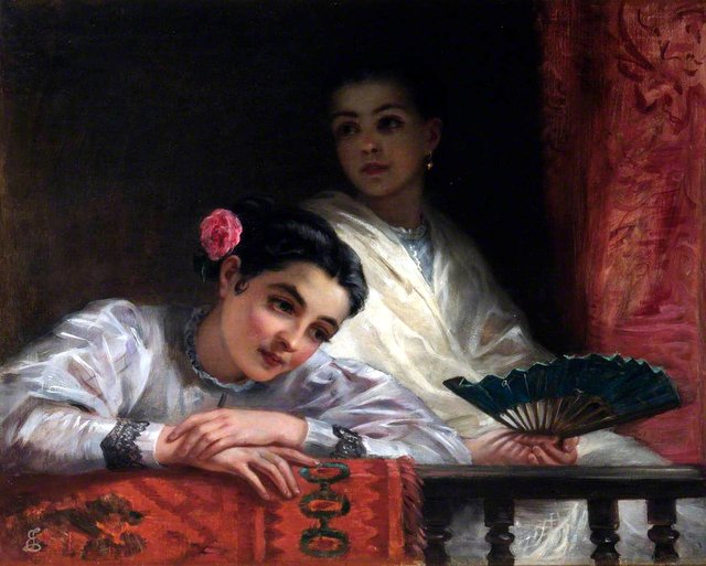The Balcony by Edwin Long
