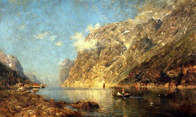 A Norwegian Fjord by Adelsteen Normann