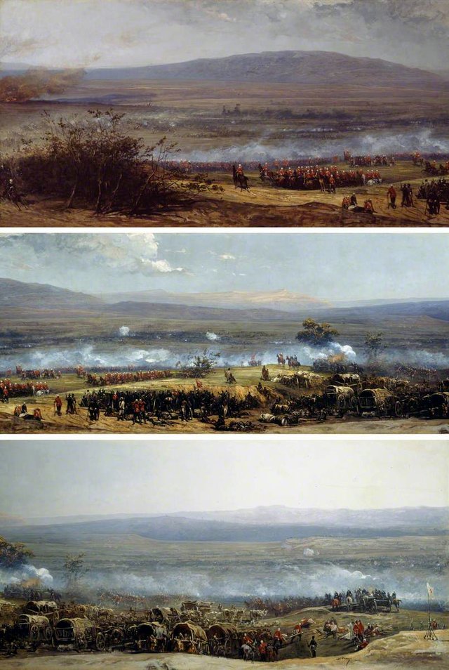 The Battle of Ulundi, Zulu War, 4 July 1879 by Adolphe Yvon