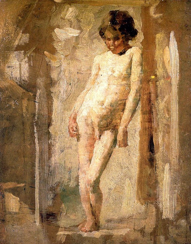 Nude Italian Boy by Henry Scott Tuke