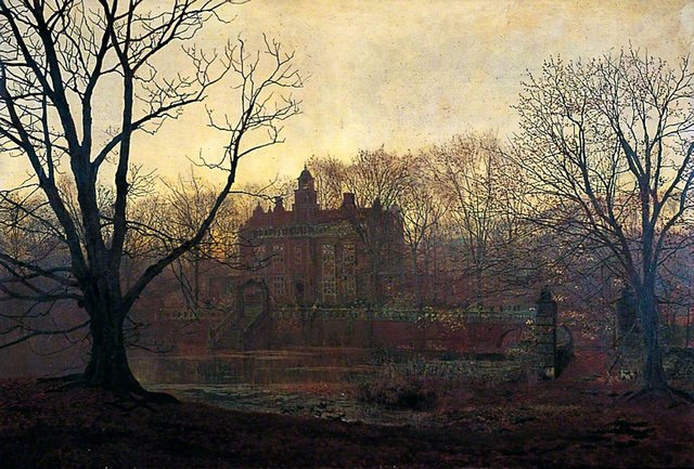 A Yorkshire Home by John Atkinson Grimshaw
