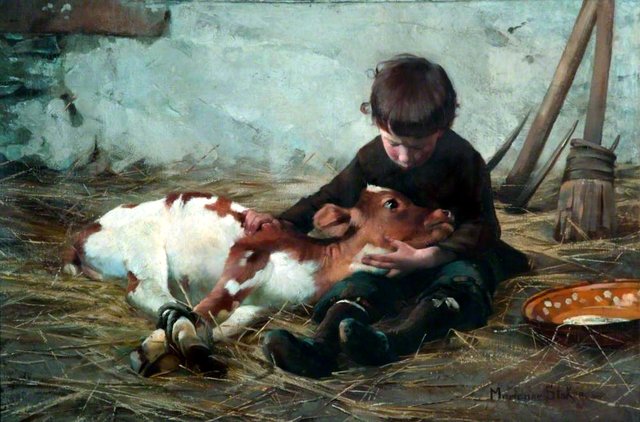 A Parting by Marianne Stokes