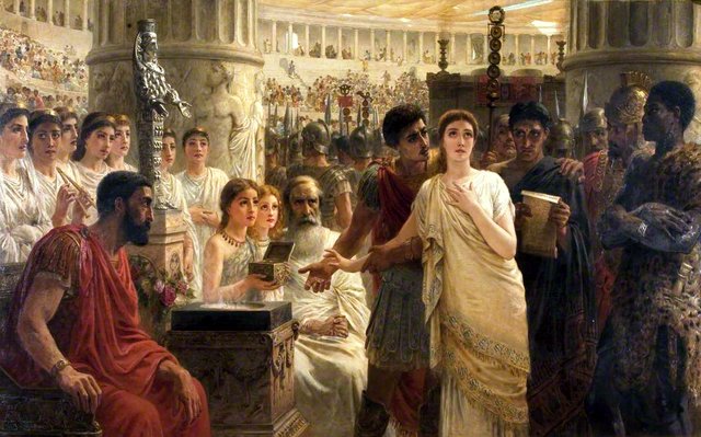 Diana or Christ? by Edwin Long
