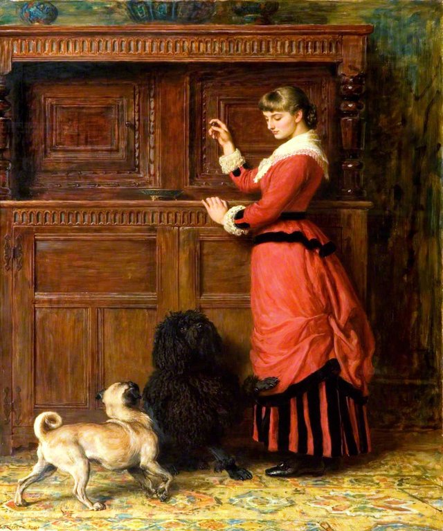 Cupboard Love by Briton Rivière