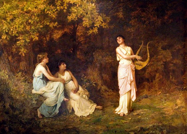 The Song by Sophie Gengembre Anderson