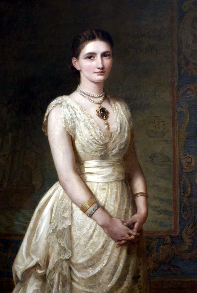 Elizabeth Beatrice Drake, Lady Seaton by Edwin Long