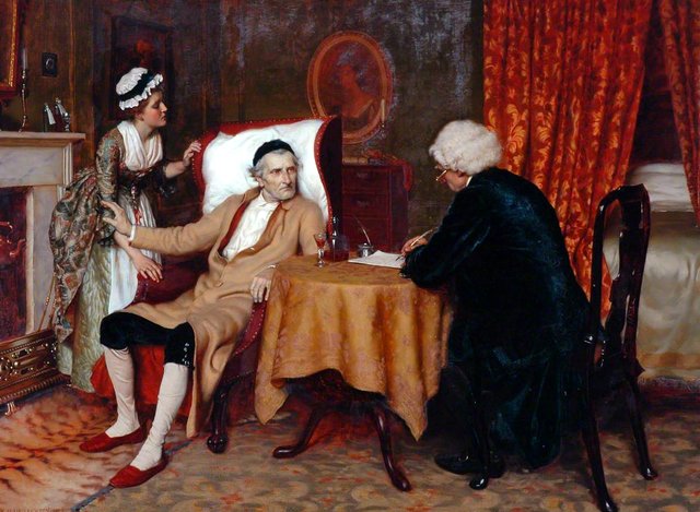 Cut off with a Shilling by Edmund Blair Leighton