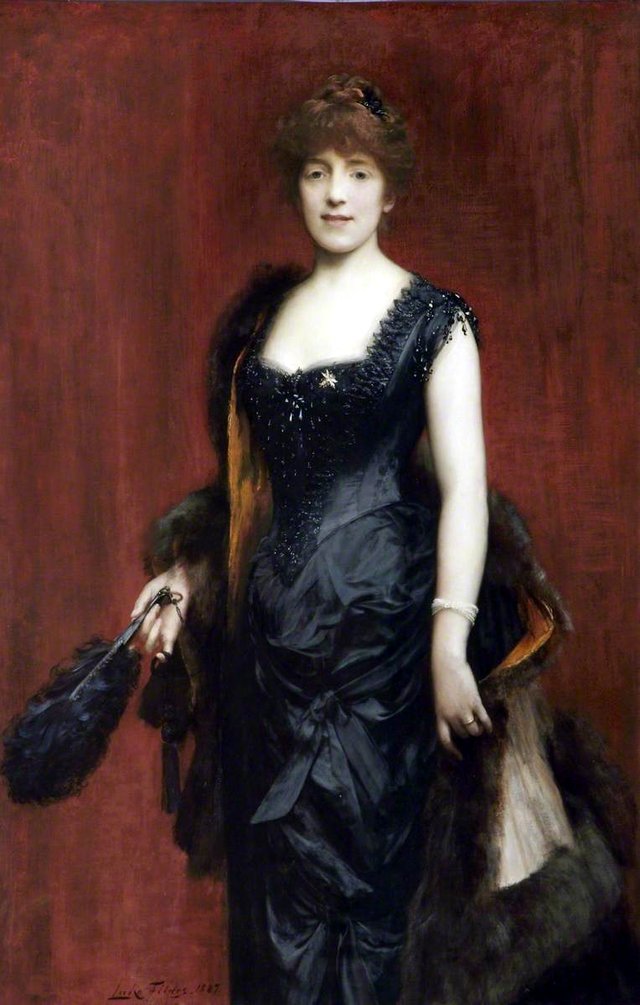 Fanny, Lady Fildes by Luke Fildes