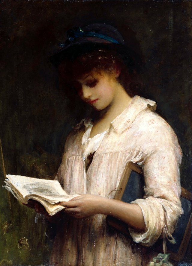 A Schoolgirl by Luke Fildes