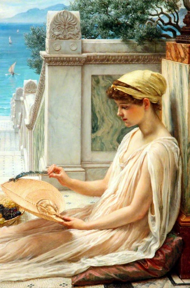 On the Terrace by Edward Poynter