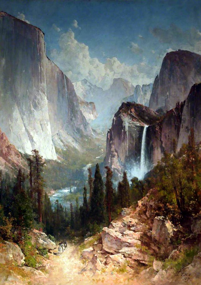 Yosemite Valley, California, USA by Thomas Hill