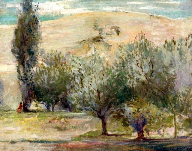 Landscape with Figures by Charles Conder