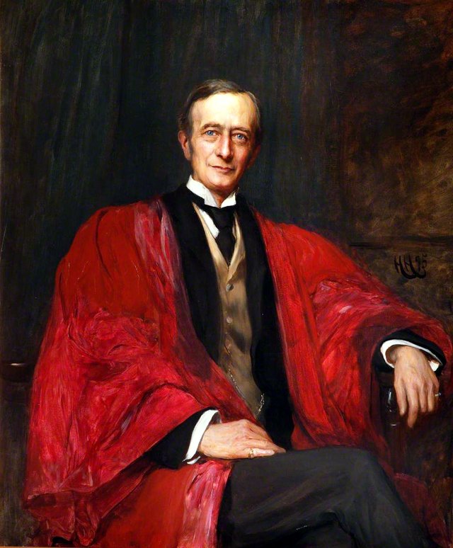 Sir William Reynell Anson (1843–1914) by Hubert von Herkomer