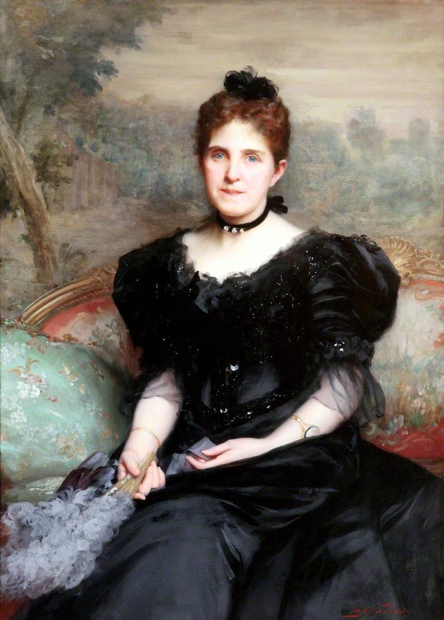 Mrs William Hesketh Lever (c.1851–1913), Later 1st Lady Lever by Luke Fildes
