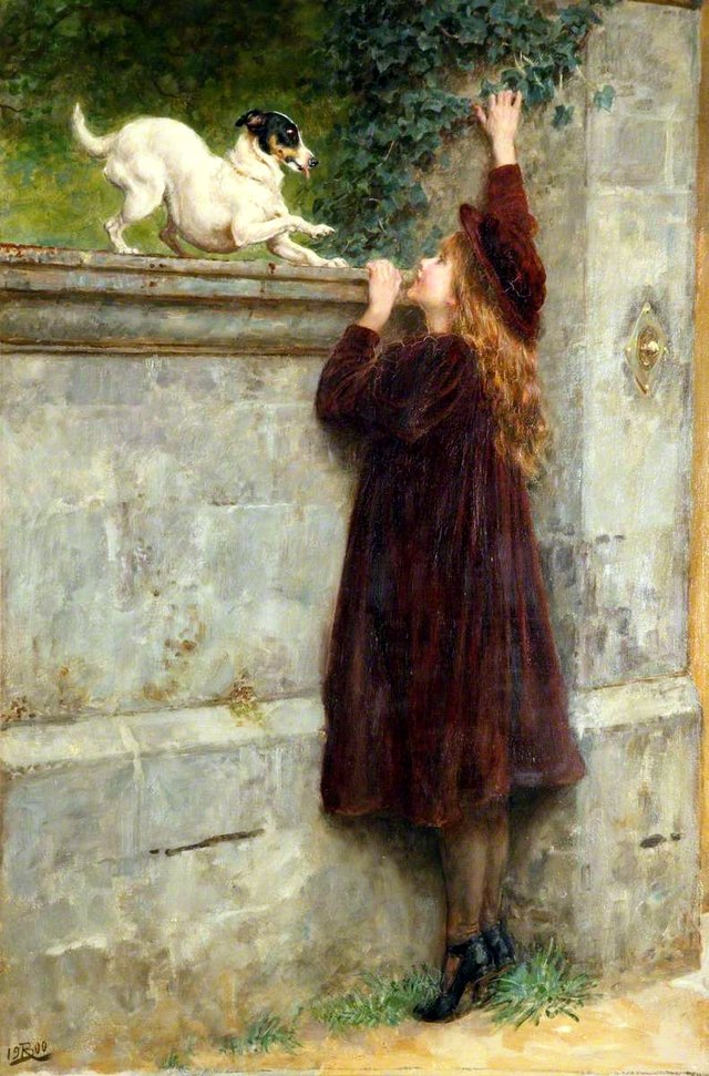 Play Fellows by Briton Rivière