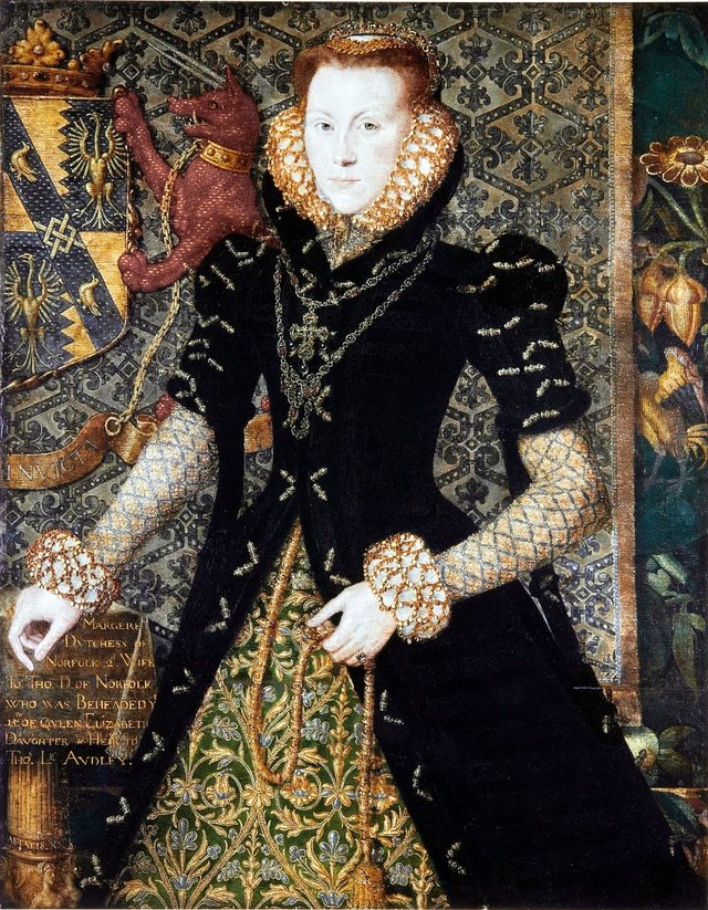 Portrait of Margaret Audley, Duchess of Norfolk by Hans Eworth