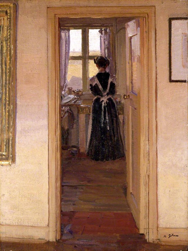 The Kitchen by Harold Gilman