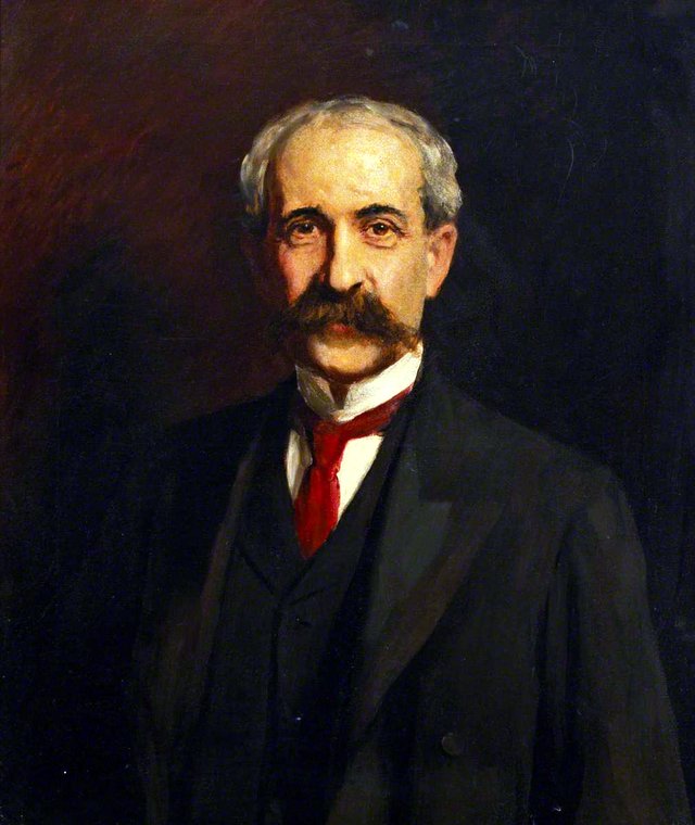 Sir Felix Semon (1849–1921), KCVO, MD, FRCP by Hubert von Herkomer