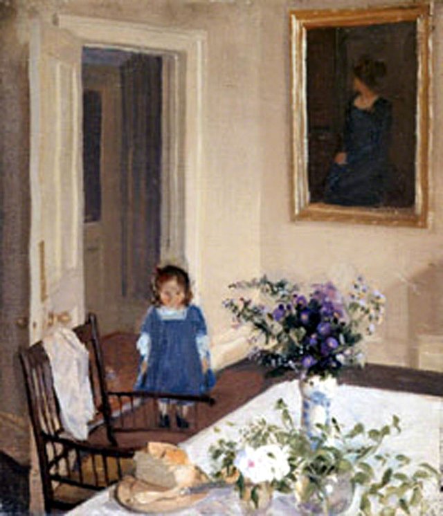 Interior by Harold Gilman