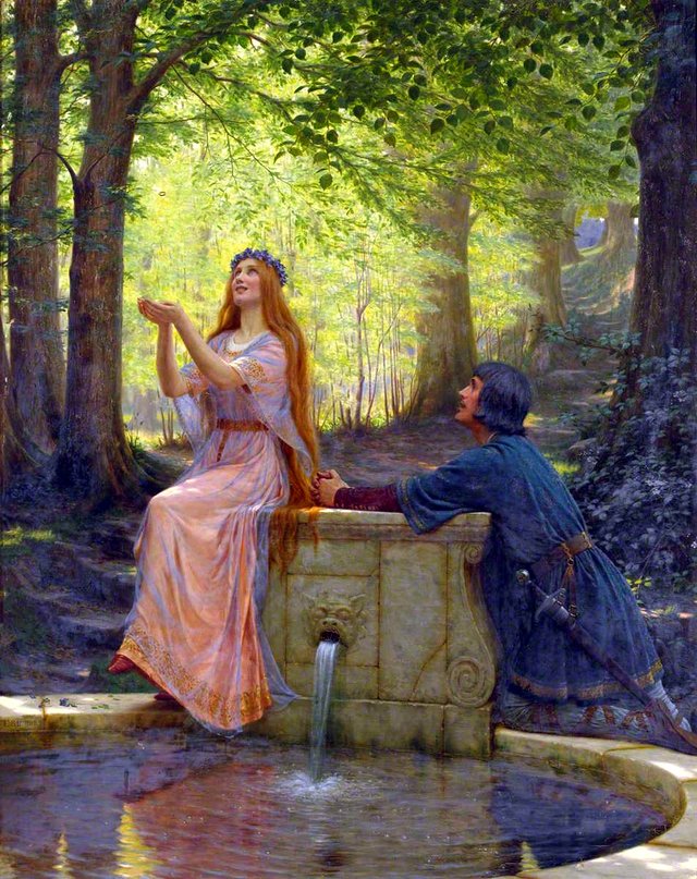 Pelleas and Melisande by Edmund Blair Leighton