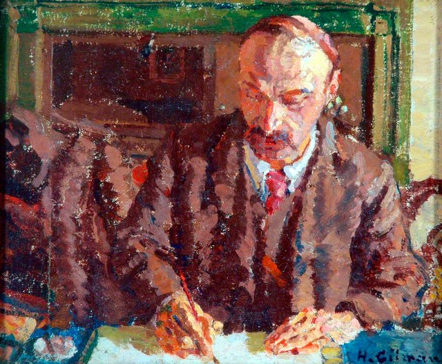 Portrait of a Man by Harold Gilman