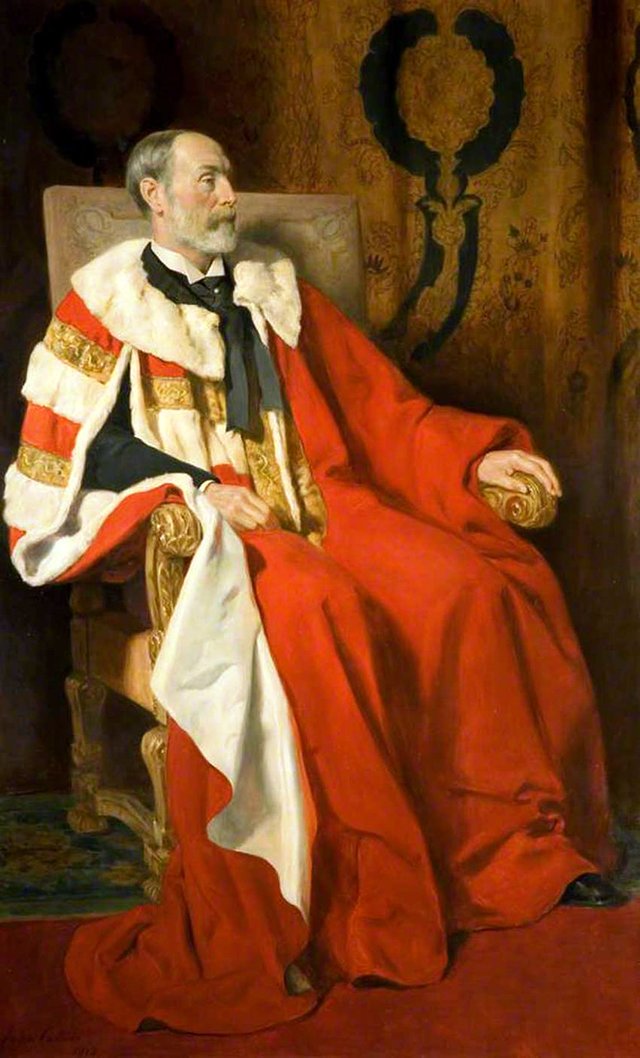Edward George Percy Littleton (1842–1930), 3rd Baron Hatherton by John Collier