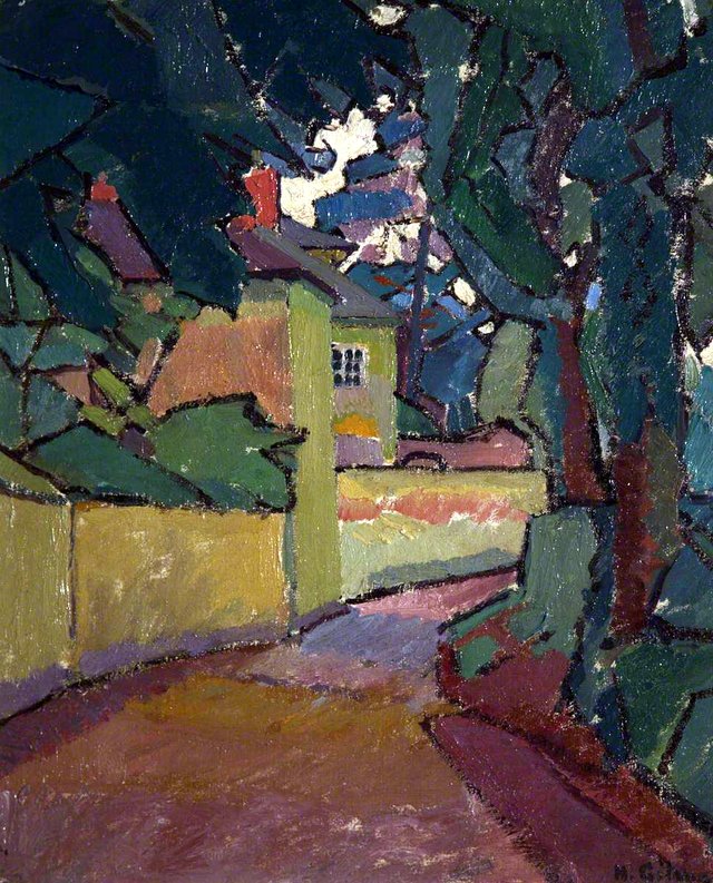 Lane, Gloucestershire by Harold Gilman