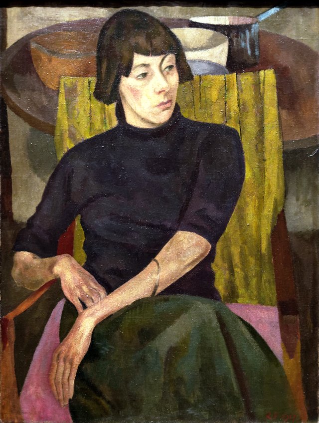 Portrait of Nina Hamnett by Roger Fry