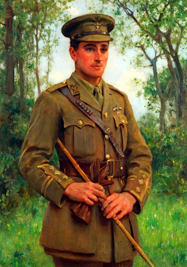 Captain Richard Maybery (1895–1917), Royal Flying Corps by Henry Scott Tuke