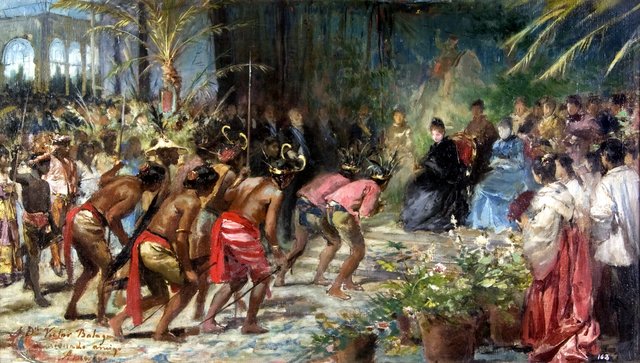 Esbós de la inauguració de l'Exposició Nacional de les Illes Filipines by Francisco Javier Amérigo y Aparici