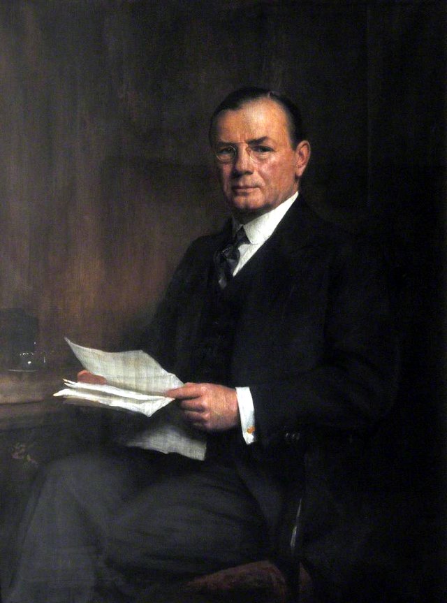 Leopold Charles Maurice Stennet Amery (1873–1955), CH, Exhibitioner (1892), Honorary Fellow (1946), Secretary of State for India (1940–1945) by Luke Fildes