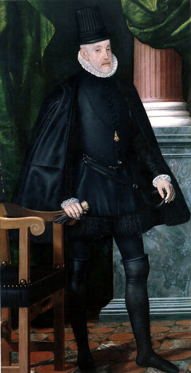 Portrait of Philip II in old age by Juan Pantoja de la Cruz