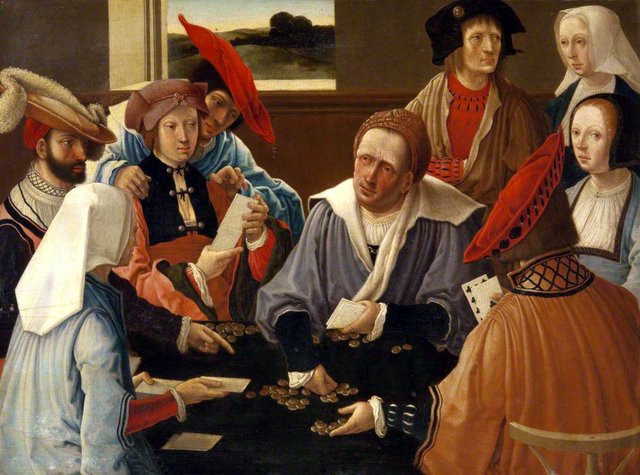 The Card Players by Lucas van Leyden