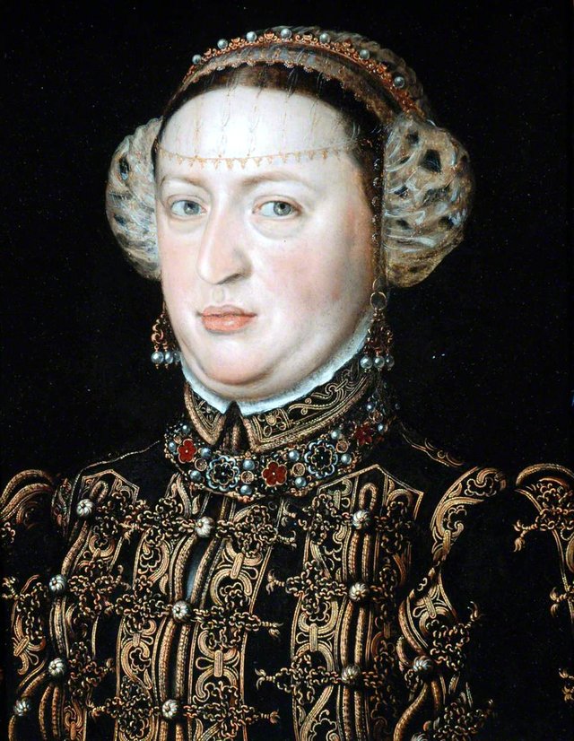 Catherine of Austria (1507–1578), Queen of Portugal (copy of Antonis Mor) by Alonso Sánchez Coello