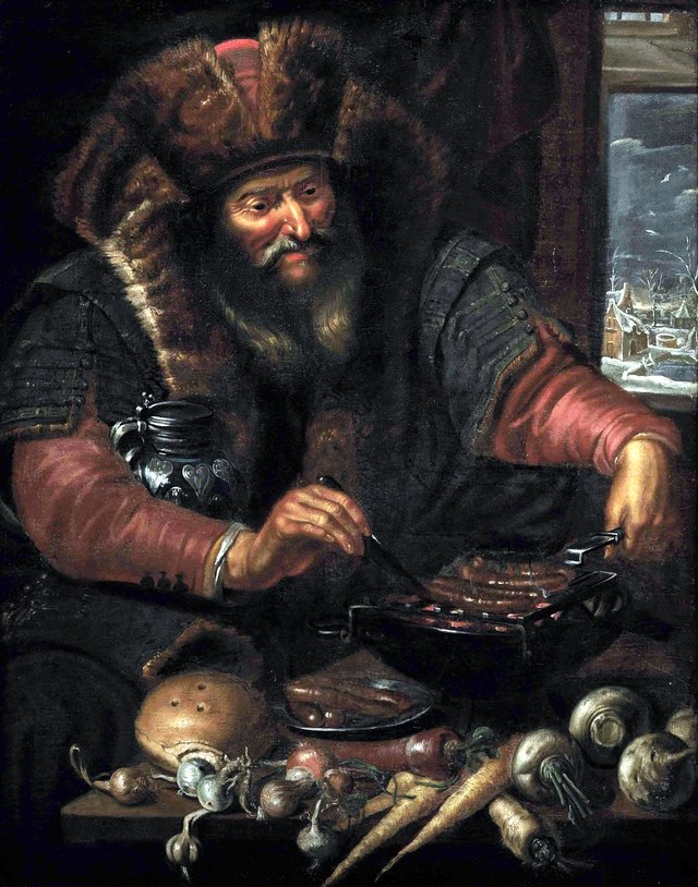 Allegory of winter by Artus Wolffort