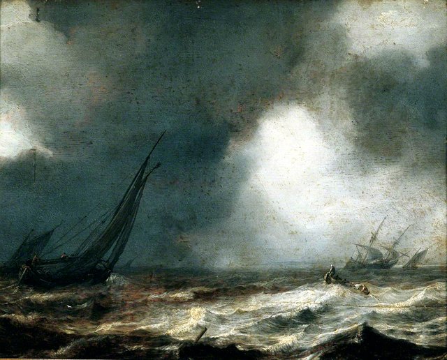 Sea Piece by Jan Porcellis