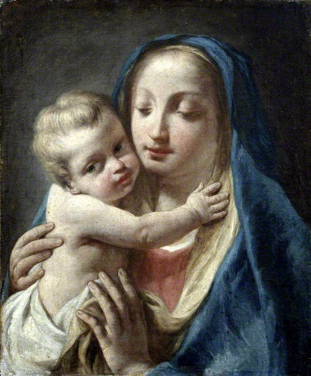 Virgin and Child by Giuseppe Angeli