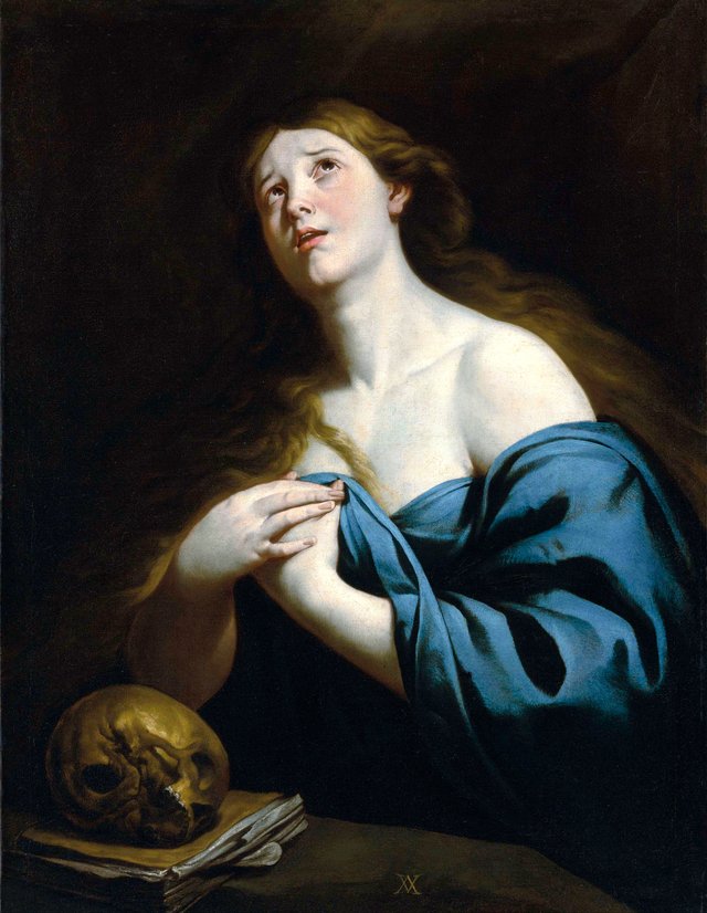 Penitent Magdalene by Andrea Vaccaro