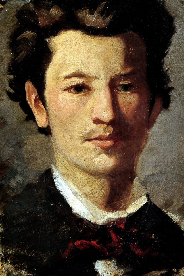 Self-portrait as a young man by Francesco Filippini