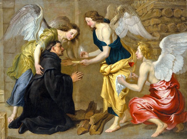 The Holy Communion of the Blessed Frederick of Regensburg by Jan van den Hoecke
