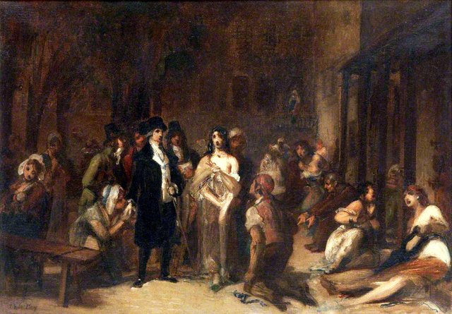 Philippe Pinel Freeing the Insane from their Chains by Tony Robert-Fleury