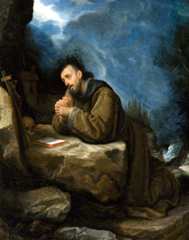 Saint Francis in Prayer by Cristofano Allori