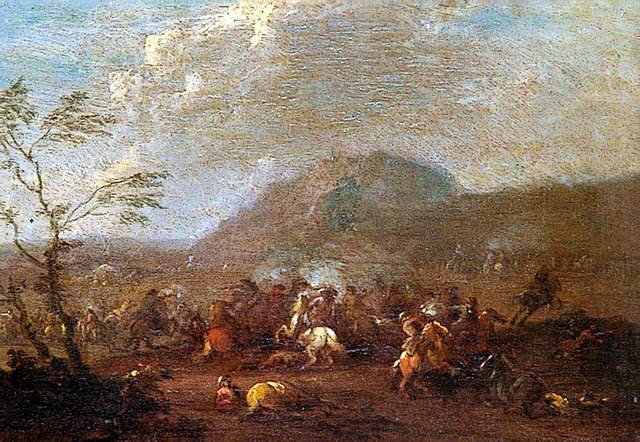 Battle Scene, Cavalry Skirmish by Karel Breydel