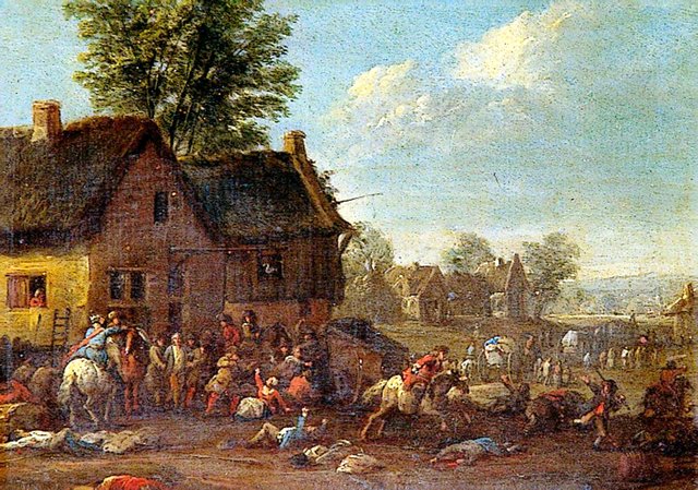 Battle Scene, Cavalry Skirmish by Karel Breydel