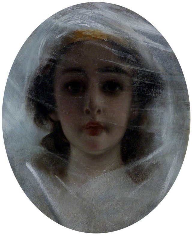 Girl in a Pink Veil by Jules Bastien-Lepage