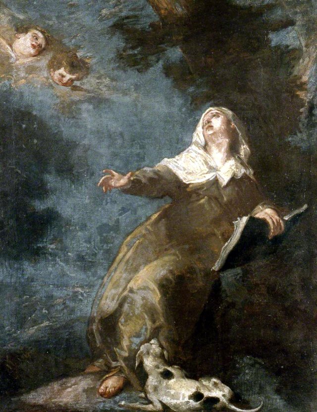 Saint Margaret of Cortona by Giuseppe Bazzani