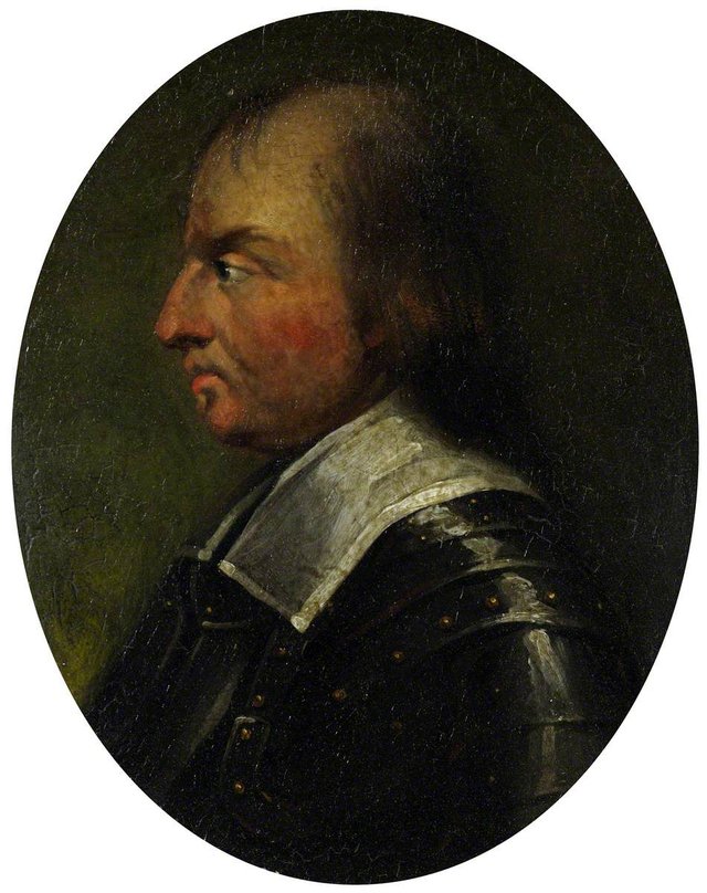Oliver Cromwell (1599–1658), Alumnus of Sidney Sussex, Lord Protector of the Commonwealth of England, Scotland and Ireland (1653–1658) by Samuel Cooper