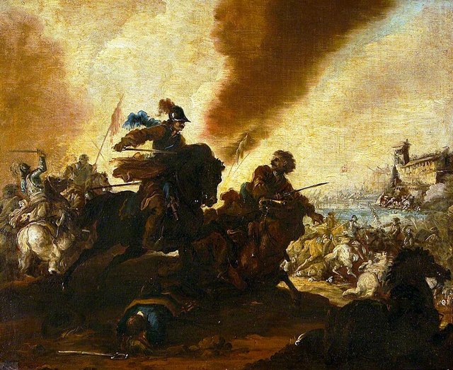 Battle Piece by Jacques Courtois